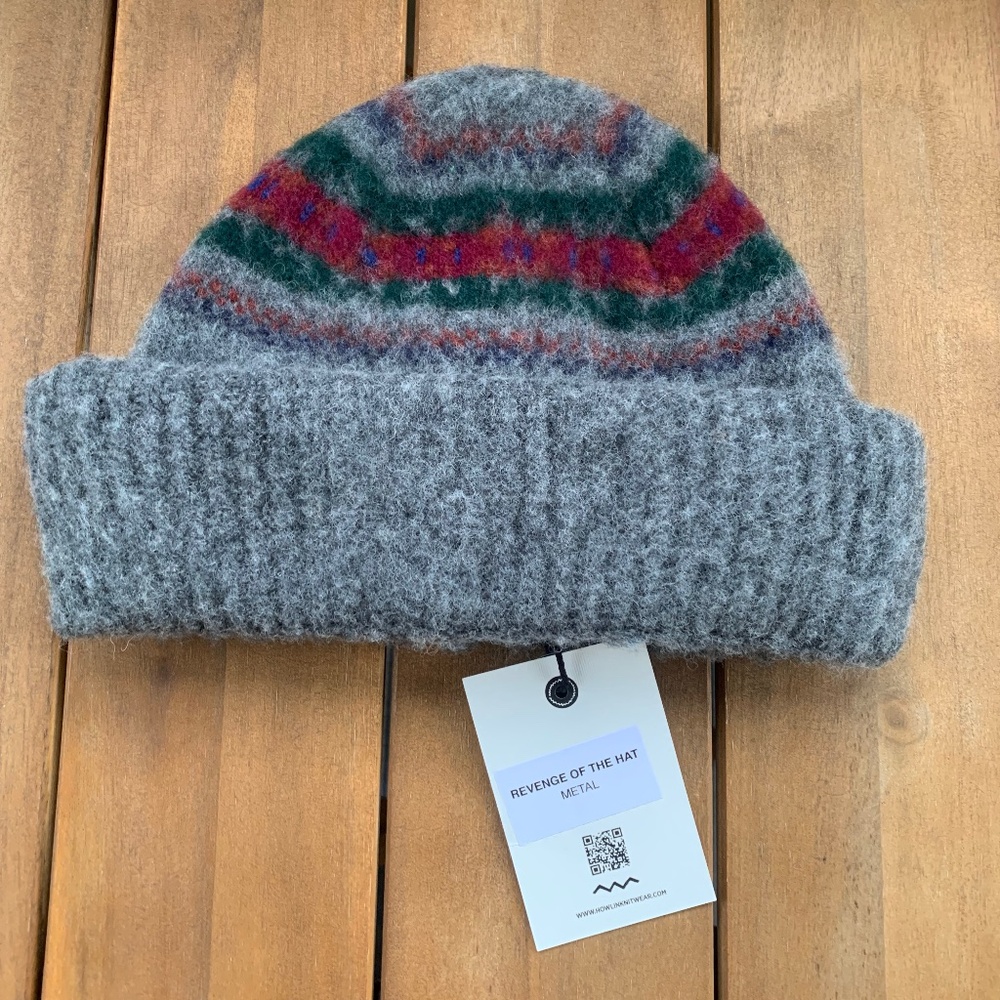 Howlin Revenge of the Hat NWT - Metal (grey fair isle)
